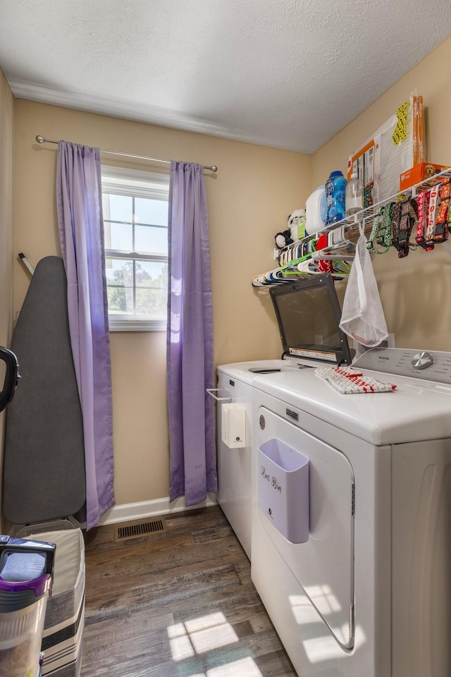 1710 Collins Hollow Rd, Lewisburg, TN 37091 - washroom with separate washer and dryer and wood finished floors