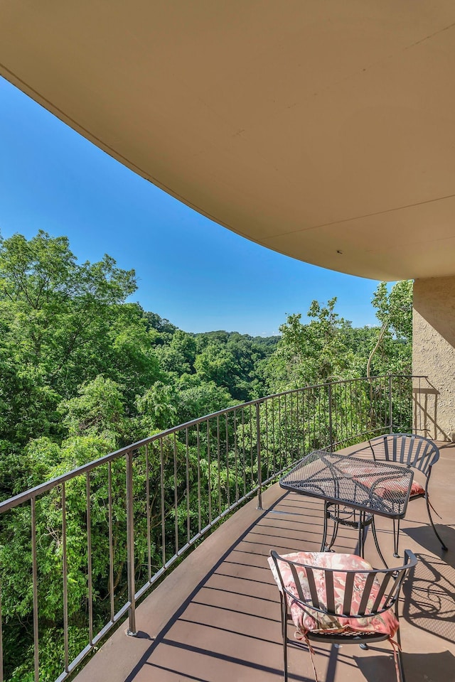 6666 Brookmont Ter Unit 307, Nashville, TN 37205 - balcony featuring a view of trees
