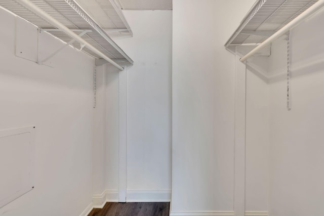 6666 Brookmont Ter Unit 307, Nashville, TN 37205 - walk in closet with dark wood finished floors