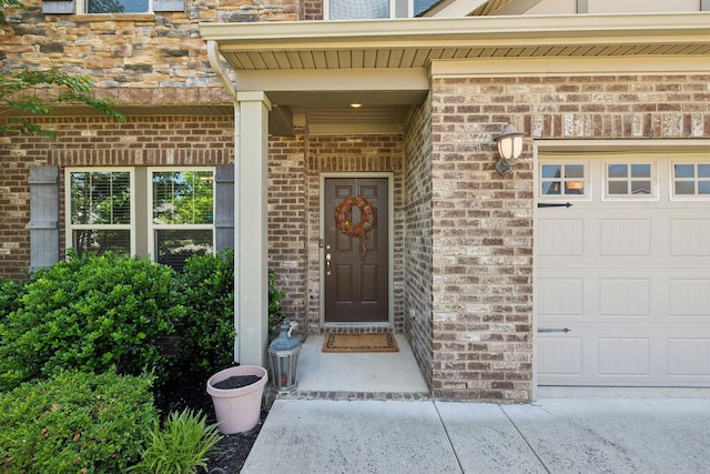 633 Fall Creek Cir, Goodlettsville, TN 37072 - entrance to property with brick siding and an attached garage