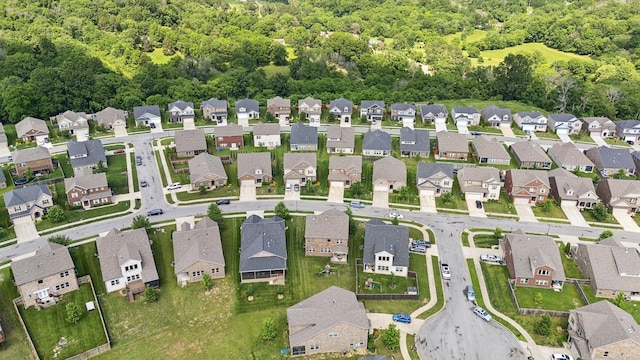 633 Fall Creek Cir, Goodlettsville, TN 37072 - view of property location with nearby suburban area and a heavily wooded area