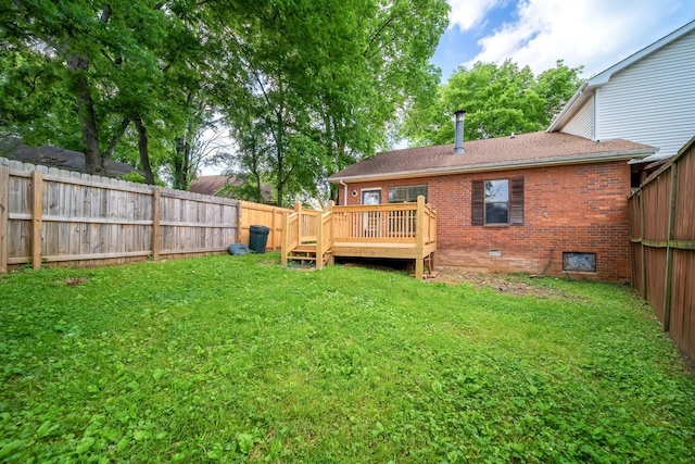 504 Macfie Ct, Madison, TN 37115 - view of yard with a deck