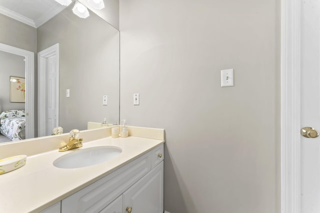 3000 General Forrest Dr, Columbia, TN 38401 - ensuite bathroom with vanity and crown molding