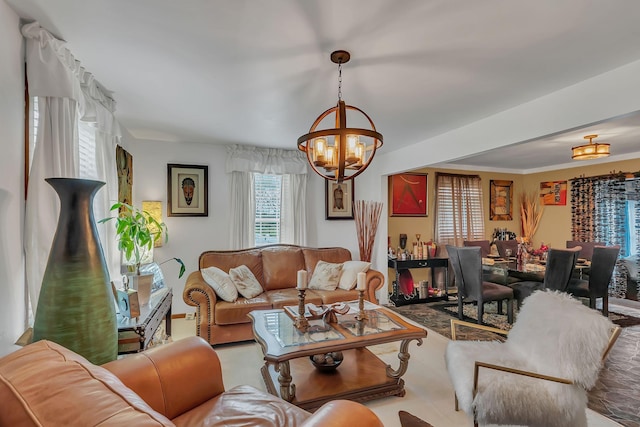 3109 Stokers Ln, Nashville, TN 37218 - living room with a chandelier