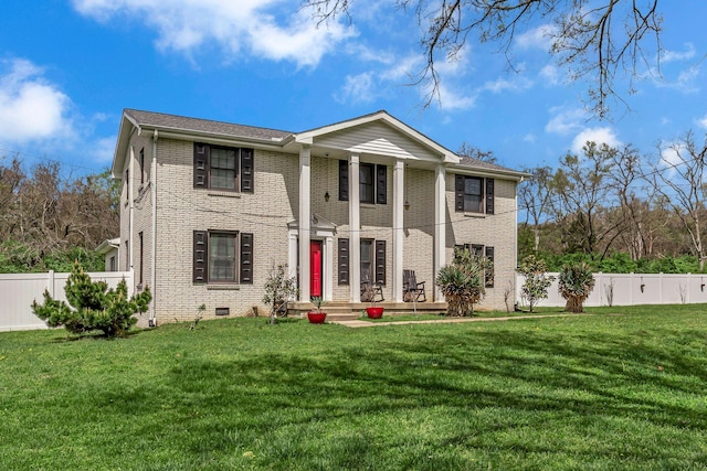 3109 Stokers Ln, Nashville, TN 37218 - neoclassical home featuring brick siding