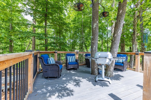 105 Andrews Dr, Loretto, TN 38469 - view of wooden deck