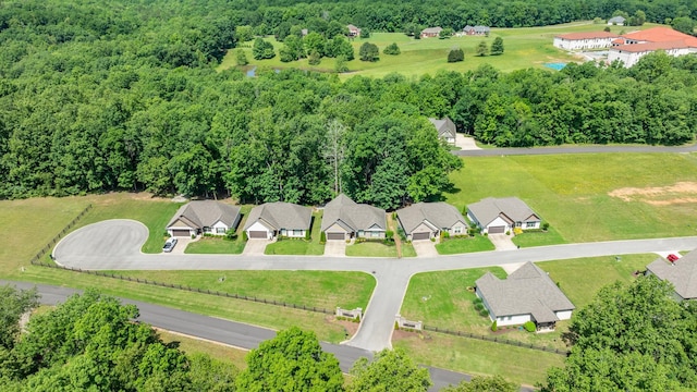 105 Andrews Dr, Loretto, TN 38469 - bird's eye view of a heavily wooded area