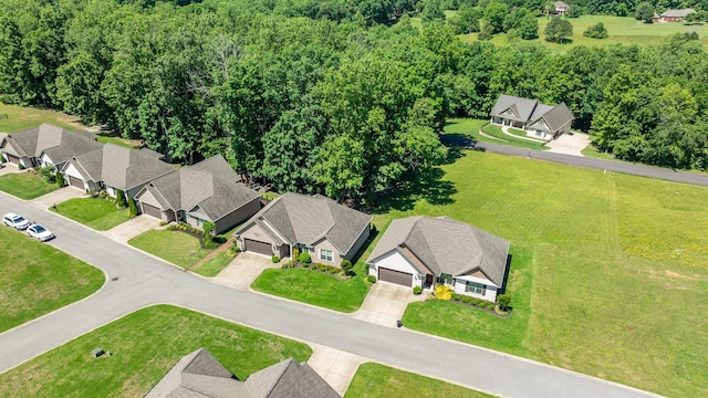 105 Andrews Dr, Loretto, TN 38469 - aerial perspective of suburban area