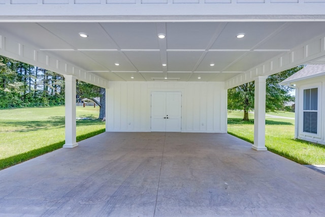 110 4th Ave S, Loretto, TN 38469 - view of patio featuring a carport
