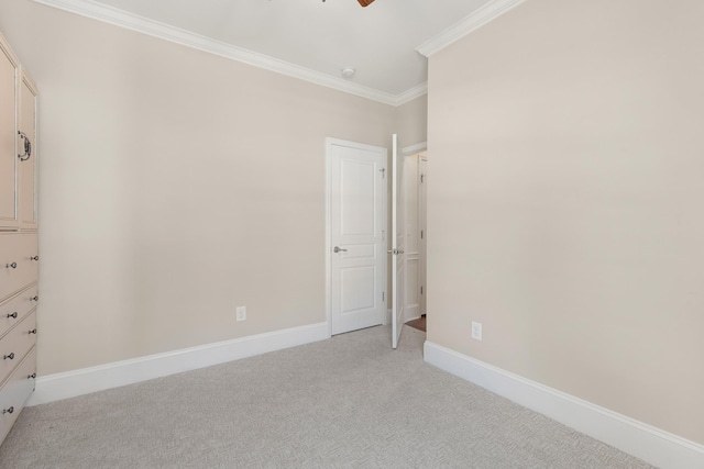 565 Scout Dr, Mount Juliet, TN 37122 - unfurnished bedroom featuring crown molding, light carpet, and baseboards