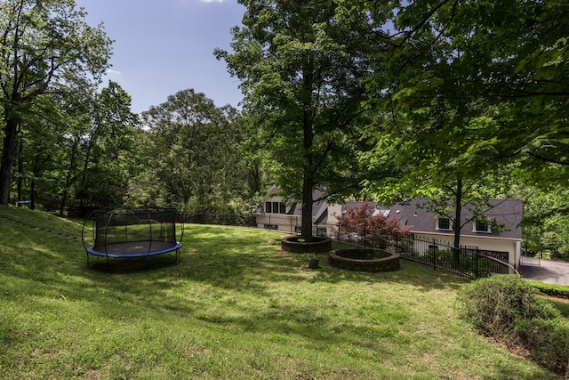 2300 Chickering Ln, Nashville, TN 37215 - view of yard with a trampoline
