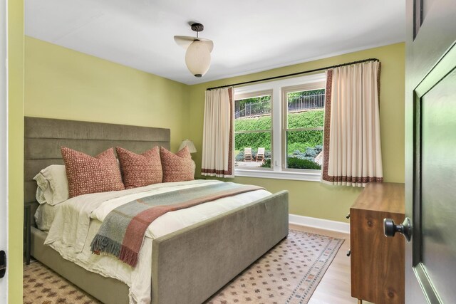 2300 Chickering Ln, Nashville, TN 37215 - bedroom featuring baseboards and wood finished floors