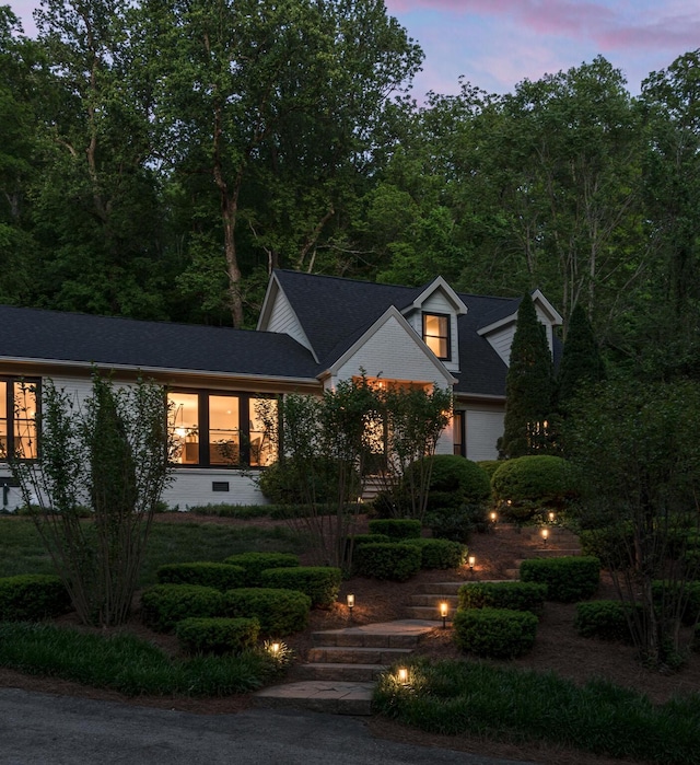 2300 Chickering Ln, Nashville, TN 37215 - view of front facade featuring a shingled roof