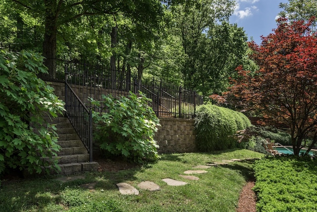 2300 Chickering Ln, Nashville, TN 37215 - view of yard with stairs