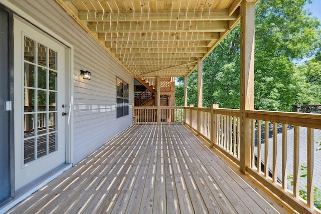 804 Beazer Ln, Antioch, TN 37013 - deck with stairs