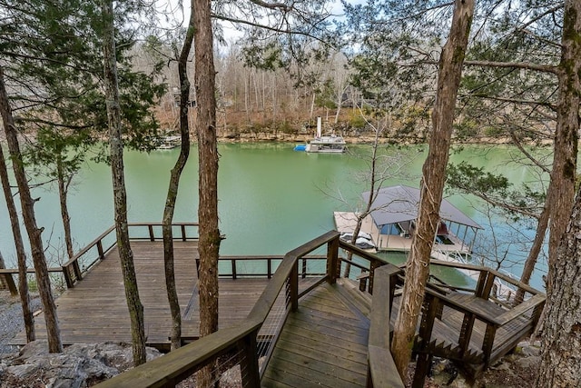 562 Rocky Ridge Rd E, Rock Island, TN 38581 - dock area featuring a water view