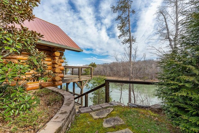 562 Rocky Ridge Rd E, Rock Island, TN 38581 - dock with a deck with water view