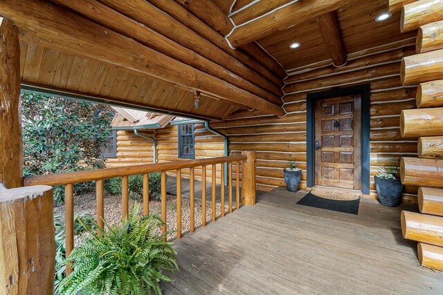 562 Rocky Ridge Rd E, Rock Island, TN 38581 - view of wooden terrace
