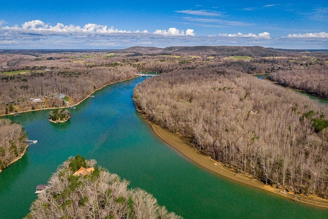 562 Rocky Ridge Rd E, Rock Island, TN 38581 - aerial view of a large body of water and a forest