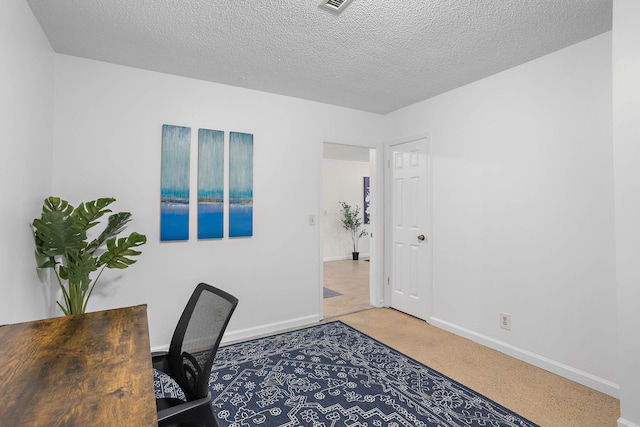 684 Dutchmans Dr, Hermitage, TN 37076 - carpeted office featuring baseboards and a textured ceiling