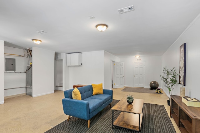 684 Dutchmans Dr, Hermitage, TN 37076 - living room featuring electric panel and baseboards