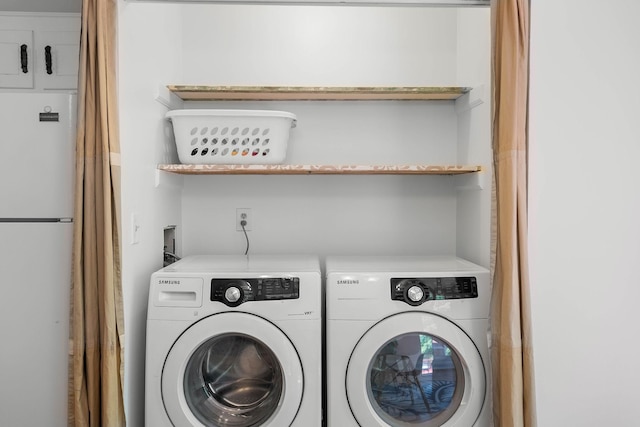684 Dutchmans Dr, Hermitage, TN 37076 - laundry area with separate washer and dryer
