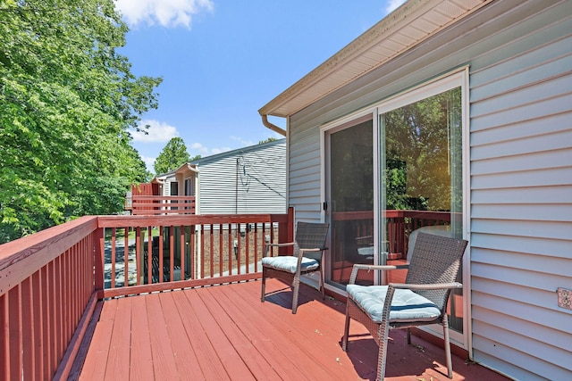 684 Dutchmans Dr, Hermitage, TN 37076 - view of wooden deck