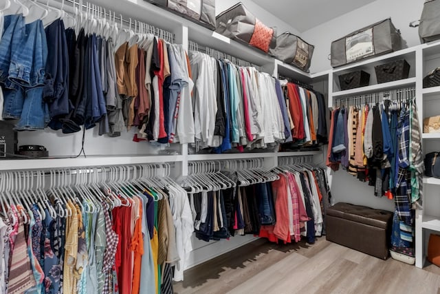 207 Charleston Ave, Pleasant View, TN 37146 - walk in closet featuring wood finished floors