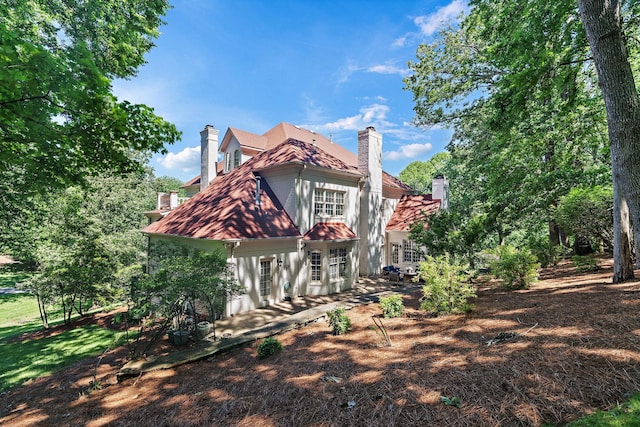 30 Park Mdws, Nashville, TN 37215 - view of home's exterior featuring a chimney