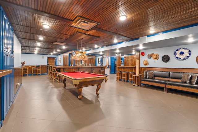 30 Park Mdws, Nashville, TN 37215 - rec room featuring a bar and billiards table