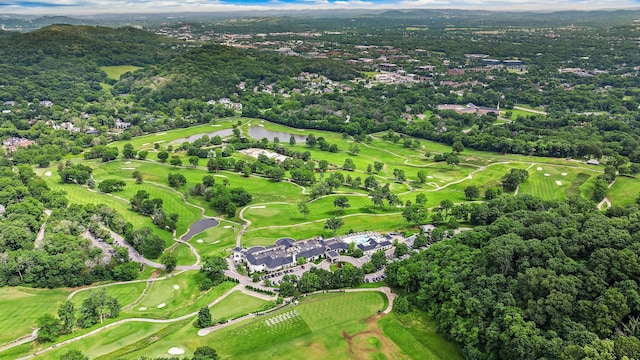 30 Park Mdws, Nashville, TN 37215 - aerial view of property and surrounding area featuring a golf club and a large body of water