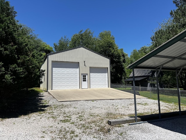 168 Commodore Cir, Summertown, TN 38483 - view of detached garage
