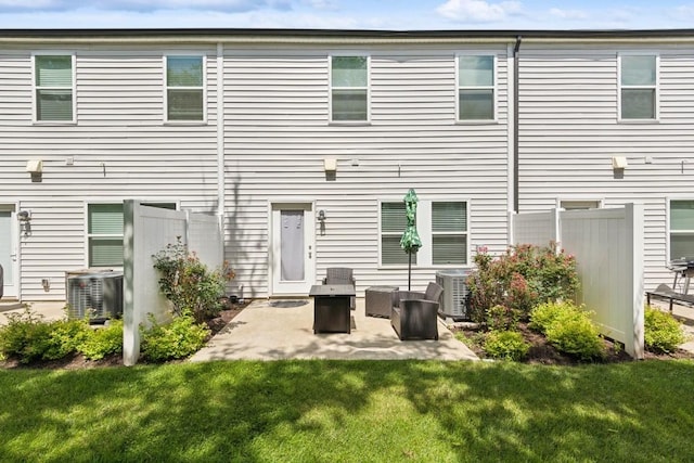 1342 Vilda Way Unit 300, Lebanon, TN 37087 - rear view of house featuring a patio area and central air condition unit