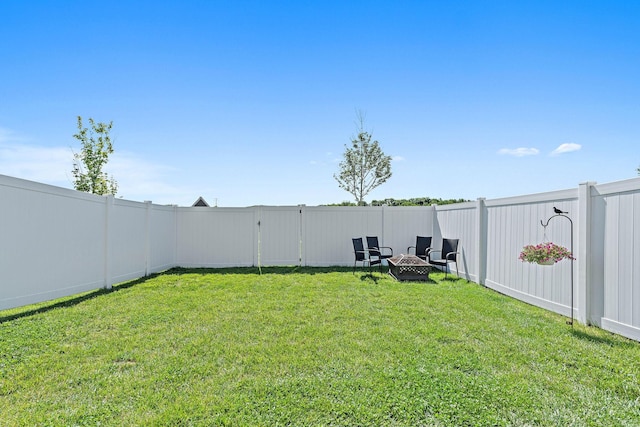 1246 June Wilde Rdg, Spring Hill, TN 37174 - view of yard featuring an outdoor fire pit