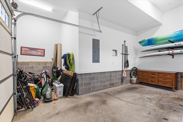 500 Beck Ave, Chattanooga, TN 37405 - garage featuring electric panel and wainscoting
