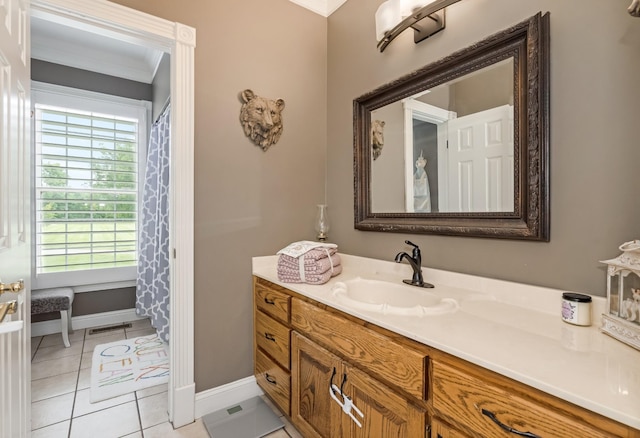 1205 Sequoya Trl, Columbia, TN 38401 - bathroom with vanity and tile patterned floors
