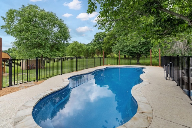 1205 Sequoya Trl, Columbia, TN 38401 - view of pool with a fenced backyard and a patio area