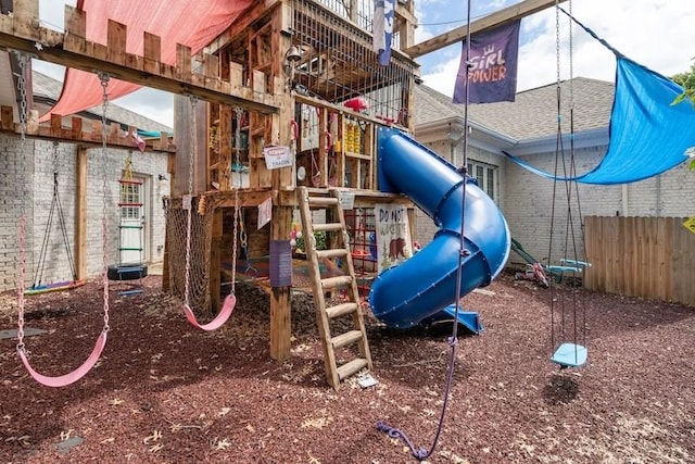 1205 Sequoya Trl, Columbia, TN 38401 - view of jungle gym