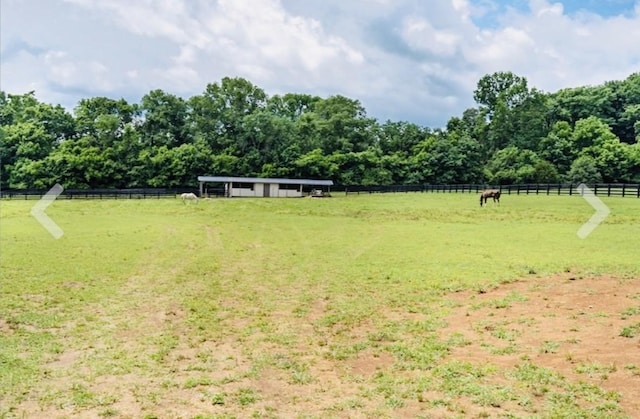 1205 Sequoya Trl, Columbia, TN 38401 - view of yard featuring a view of rural / pastoral area and an exterior structure