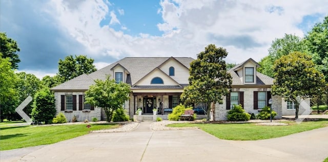1205 Sequoya Trl, Columbia, TN 38401 - view of front of home featuring a front yard and covered porch