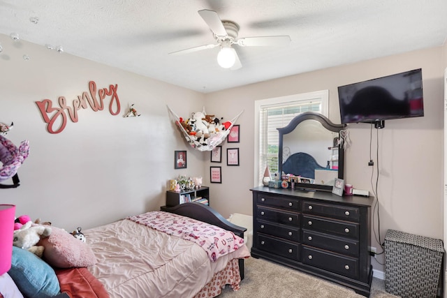 3970 Pleasant Grove Rd, White House, TN 37188 - bedroom featuring carpet and ceiling fan