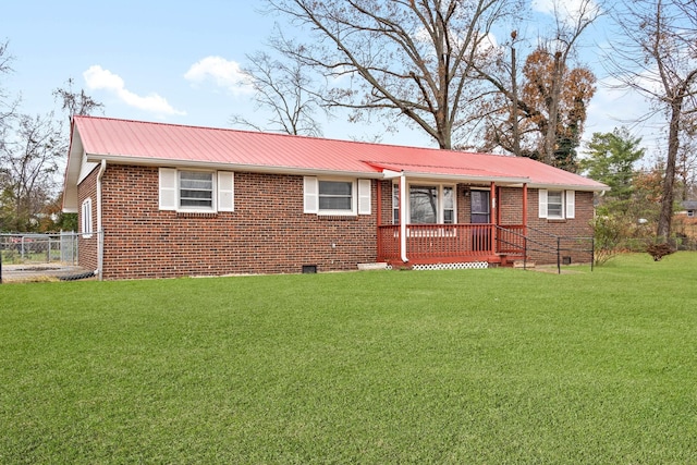 101 Charlemagne Blvd, Clarksville, TN 37042 - single story home featuring metal roof, a front lawn, and brick siding