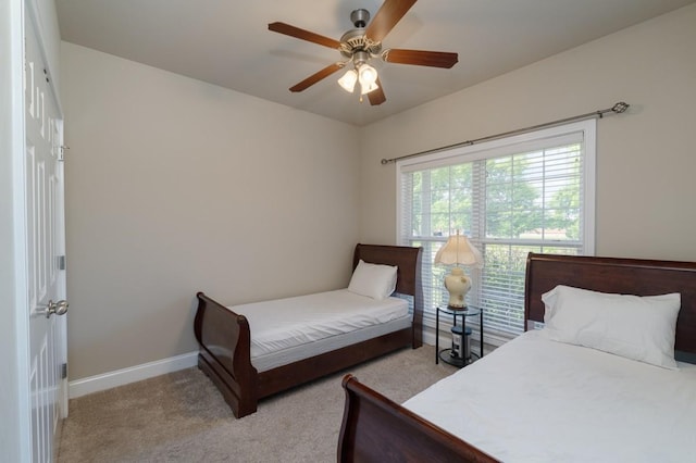 2317 Saint Andrews Dr, Murfreesboro, TN 37128 - bedroom featuring carpet, baseboards, and ceiling fan