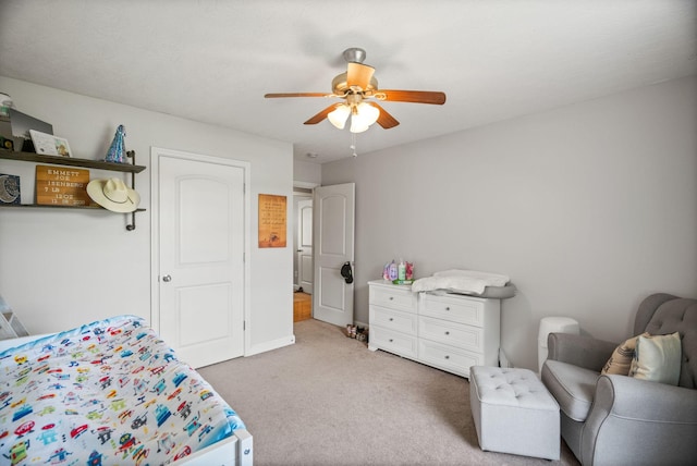 324 Airport Rd, Portland, TN 37148 - bedroom with carpet flooring and ceiling fan
