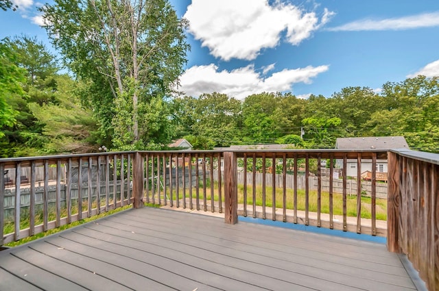 7108 Gregory Ct, Fairview, TN 37062 - deck featuring a fenced backyard