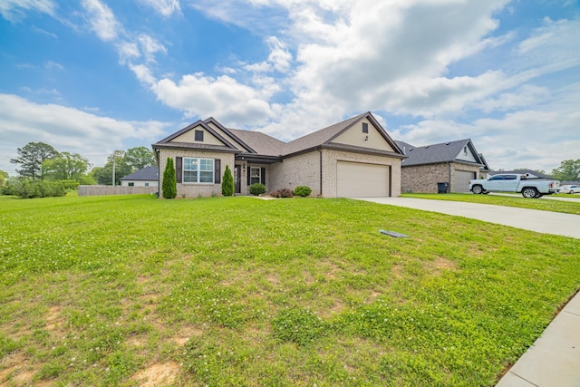82 Pinnacle Point Ln, Tullahoma, TN 37388 - view of front of property featuring concrete driveway, an attached garage, and brick siding