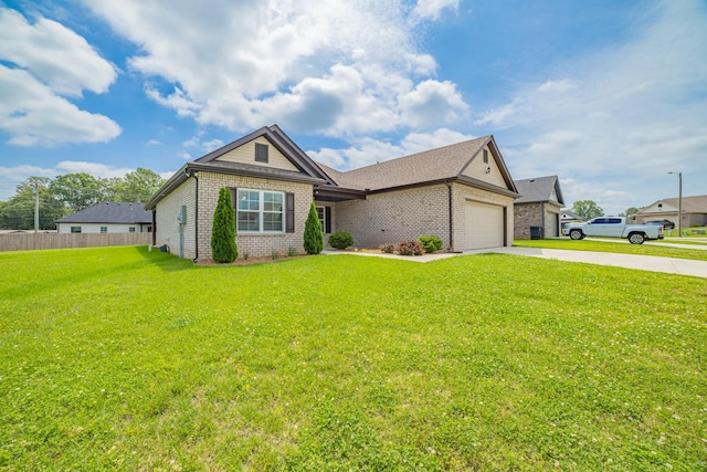 82 Pinnacle Point Ln, Tullahoma, TN 37388 - view of front facade with concrete driveway, brick siding, and a garage