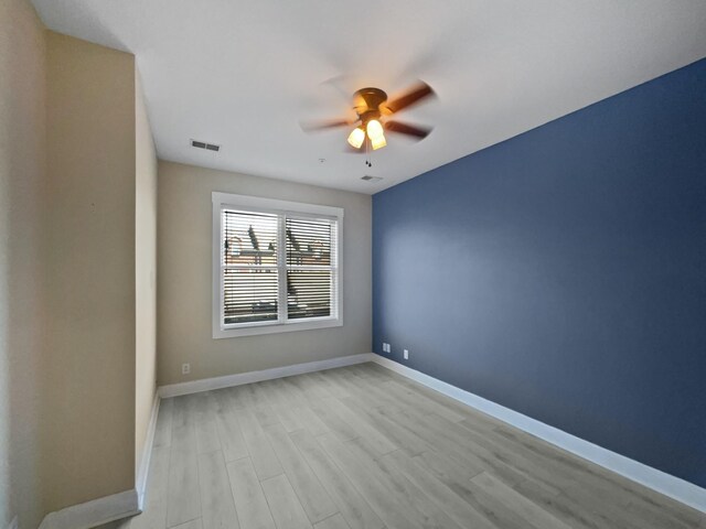 137 Dean St, Pleasant View, TN 37146 - spare room with ceiling fan, wood finished floors, and baseboards