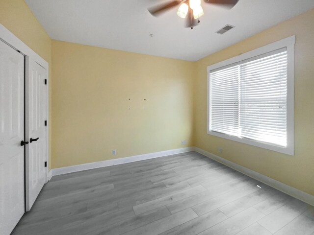 137 Dean St, Pleasant View, TN 37146 - unfurnished room with a ceiling fan, baseboards, and wood finished floors