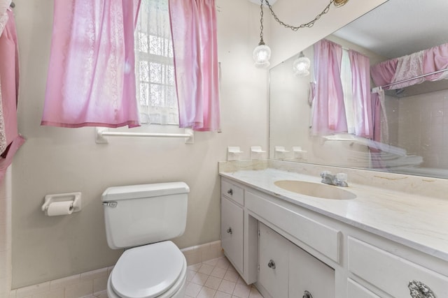 191 Green Harbor Rd, Old Hickory, TN 37138 - bathroom featuring vanity, plenty of natural light, and tile patterned floors